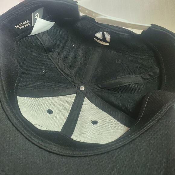TaylorMade Black SIM2 Tour Issue Snapback Hat New W/Tags - Picture 6 of 7